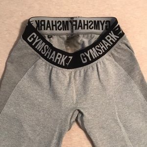 Gymshark Flex Leggings (light grey/black)